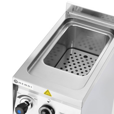 Dispositivo de cozimento para bolinhos de massa autônomo 2 cestas 10 l 3500 W