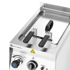 Dispositivo de cozimento para bolinhos de massa autônomo 2 cestas 10 l 3500 W