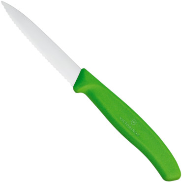 Nôž na zeleninovú SERROVANÚ Dĺžka 80/190 mm - Zelená