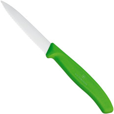 Nôž na zeleninovú SERROVANÚ Dĺžka 80/190 mm - Zelená