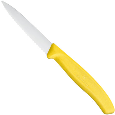 Faca para comprimento serrilhado vegetal 80/190 mm - amarelo