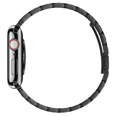 Λουρί χάλυβα βραχιόλι ταιριάζει για smartwatch Apple Παρακολουθήστε 4-8 / se / ultra μαύρο