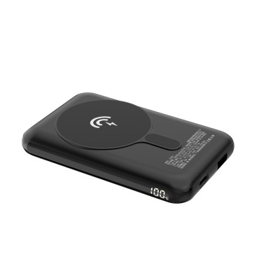 Powerbank 10000mAh TGK1 med en Magsafe 15W svart laddare
