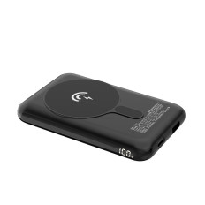 Powerbank 10000mAh TGK1 med en Magsafe 15W svart laddare