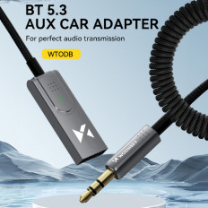 Ljudadapter med Bluetooth 5.3 Mottagare och AUX MINIJACK 3,5 mm och USB-kontakter