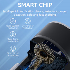 Car charger for USB-C USB-A 36W black lighter