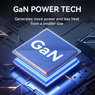 GAN 240W USB-A 3x carregador de rede USB-C