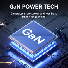 GAN 240W USB-A 3x carregador de rede USB-C