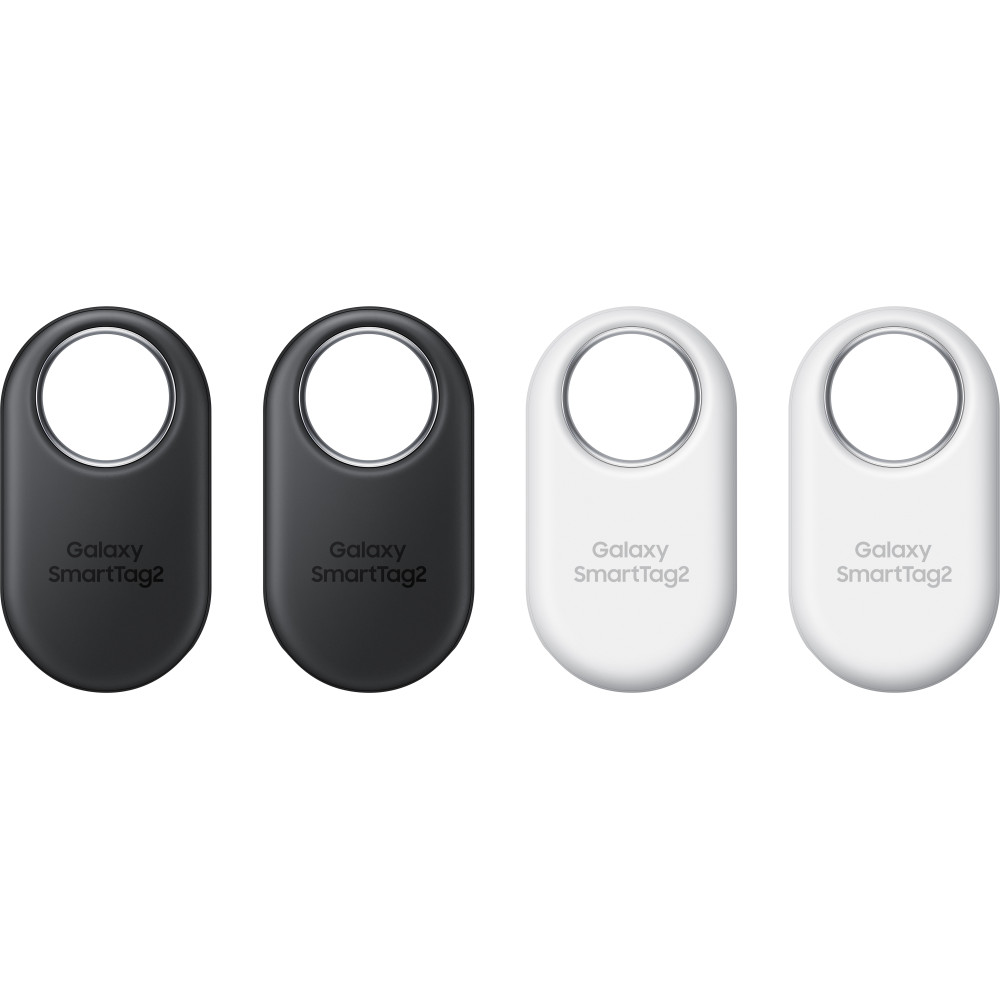 Sett 4x Samsung Galaxy SmartTag2 Bluetooth 5.3 Hvit og svart