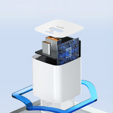 Pd QC 3.0 100-240V 20W USB-C USB-valge