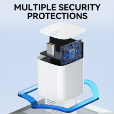 En nettverkslader 100-240V PD USB-C 20W hvit