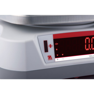 Valor 4000 Gewicht met Catering Keuken Legalisatie Waterdichte IP68 LED 15kg / 5G - OHAUS V41pwe15t-meter