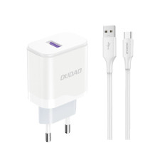 USB-A Network Charger met USB-A-kabel - USB-C White