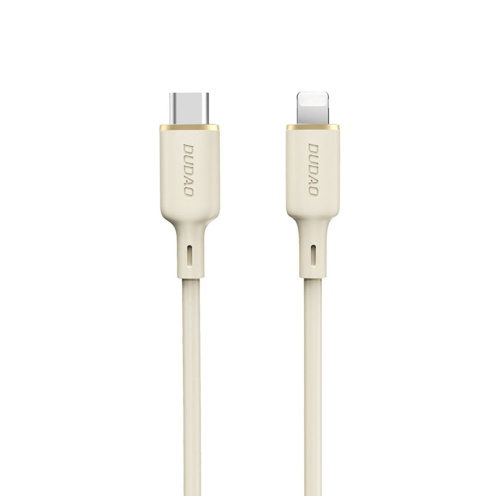 Kabelis SR pastiprināts vads iPhone USB-C - Zibens 30W 1m bēša