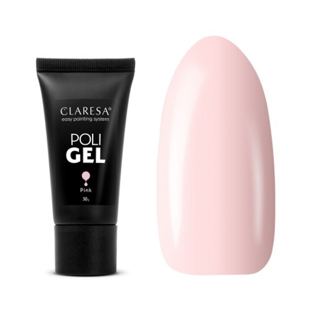 CLARESA POLI GEL ΡΟΖ 30 g — αντικείμενα μαζί