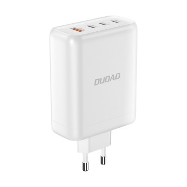 Nätverkslastare USB-A / 3X USB-C PD 140W Vit