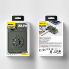 Moderan Powerbank 10000Mah 22,5w USB-A / USB-C sa sivim zaslonom