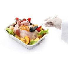 Plat en acier inoxydable pour la cuisson au four 370x265x60mm - Hendi 508510