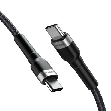 Kabelinė kabelis USB-C prieglobstyje - USB-C PD 65W 2M juoda