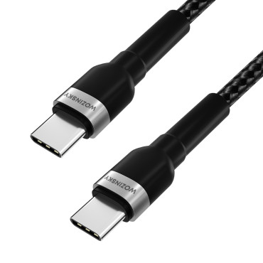 Kabelkabel in USB-C-Shelter - USB-C PD 65W 2M schwarz