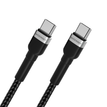 Kabelkabel in USB-C-Shelter - USB-C PD 65W 2M schwarz
