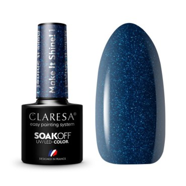CLARESA Hybrid nagellack Make It Shine! 1-5g — visade föremål tillsammans