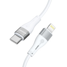 Kábelvezeték iPhone USB-C - Villám PD 27W 2M fehér