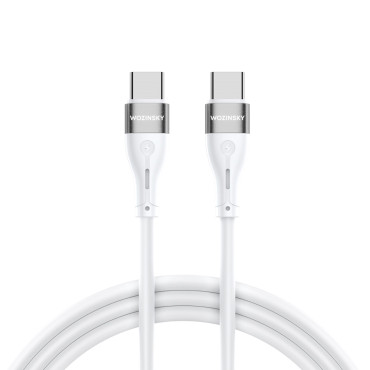 Cavo elastico durevole Cavo USB-C - USB-C PD 65W 2M bianco