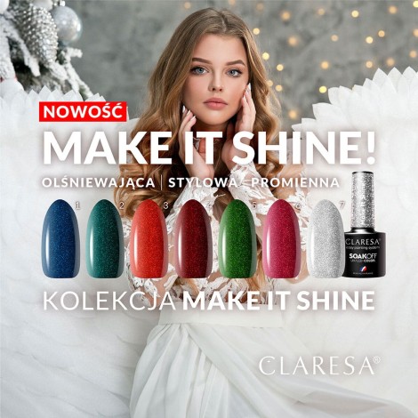 Vernis à Ongles Hybride CLARESA Make It Shine! 1-5g — ensemble présenté