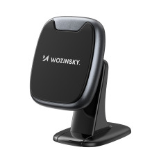 Supporto per telefono magnetico sul cruscotto in una macchina nera