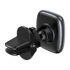 Magnetisk telefonholder på en rutet luft i en bil svart