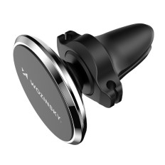 Porte-téléphone magnétique sur une voiture de voiture noire