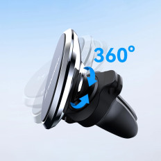 Supporto per telefono magnetico su un'aria nera