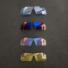 Verres de vélo Polariser avec des lunettes colorées interchangeables