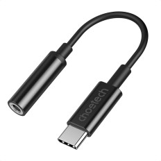 Adaptateur adaptateur USB-C - Jack 3.5mm 11cm noir