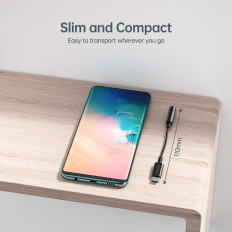 Sovittimen sovitin USB-C - Jack 3.5mm 11 cm musta