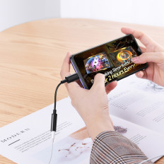 Adattatore adattatore USB-C - Jack 3.5mm 11cm nero