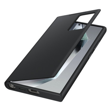 Originální pouzdro inteligentní výhled peněženky s Samsung Galaxy S24 Ultra Black