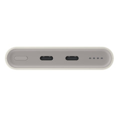 Eredeti Powerbank Gyorshárcár 2x USB-C 25W 10000MAH bézs
