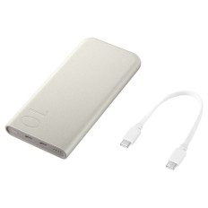 Αρχική γρήγορη διαγραφή τροφής τροφής 2x USB-C 25W 10000mAh μπεζ