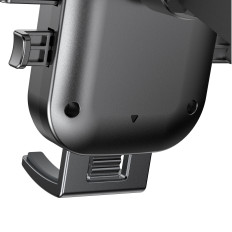 Alça de carro para placa de telefone preto