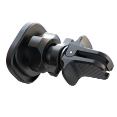 Magnetic car phone handle on a black checkered