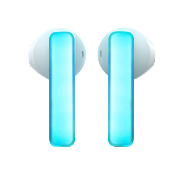 Draadloze hoofdtelefoon TWS ICELENS Serie met LED-verlichting wit