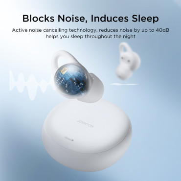 Brezžične slušalke serije TWS COZYDOTS z aktivnim zmanjšanjem hrupa Bluetooth 5.3 Bela