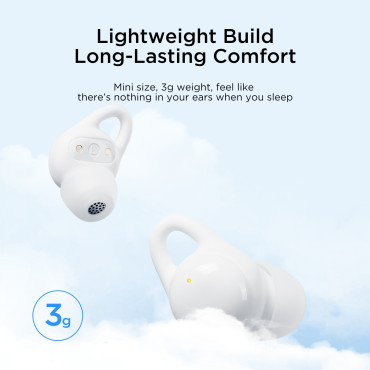 Brezžične slušalke serije TWS COZYDOTS z aktivnim zmanjšanjem hrupa Bluetooth 5.3 Bela