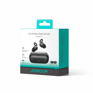TWS cozydots serie trådlösa hörlurar med Bluetooth 5.3 med dämpande svart ljud