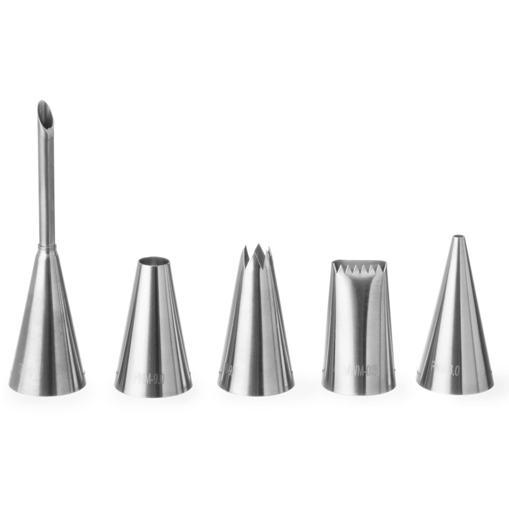 Dekoratív tippek az ujjakhoz Cukrászda Cones Expert Set 5db. - Hendi 551592