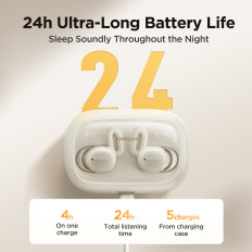 TWS Cozydots Series Wrieli juhtmevaba kõrvaklapid Bluetoothiga 5.3 Musta müra summutamisega