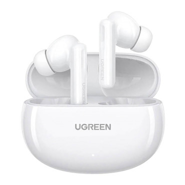 Hitune T6 brezžične slušalke z ANC Function + USB-A - USB-C beli kabel