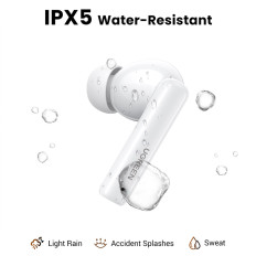 Hitune T6 Wireless-Kopfhörer mit ANC-Funktion + USB-A - USB-C Weißkabel